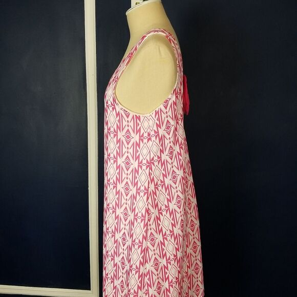 Myan boutique Pink Print Dress Size Medium - Picture 2 of 5